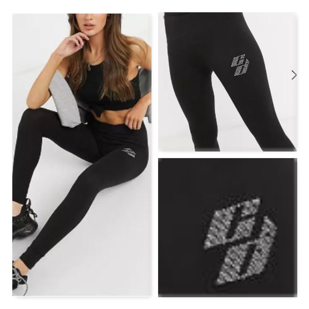 Criminal Damage Rhinestone Embellished Leggings